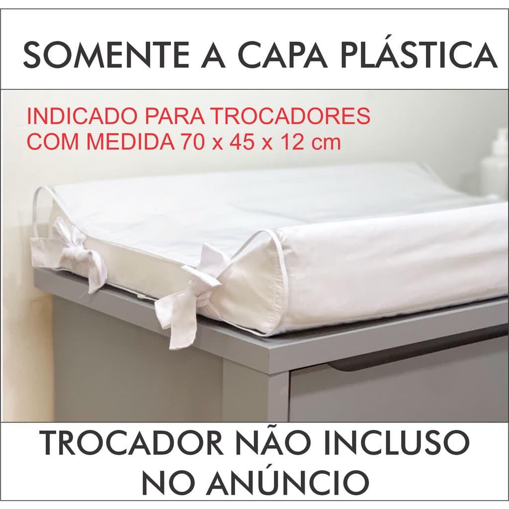 Capa plástica para trocador americano