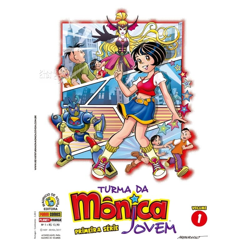 Turma da Mônica Jovem 1° série encadernada