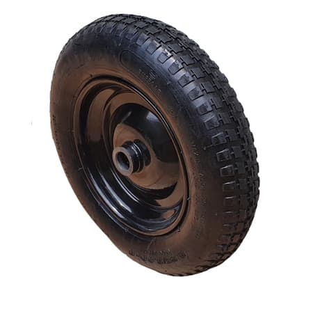 Roda Completa 3.25-8 Rolete 1" p/ Carrinho Plataforma, Girica, Pedreiro