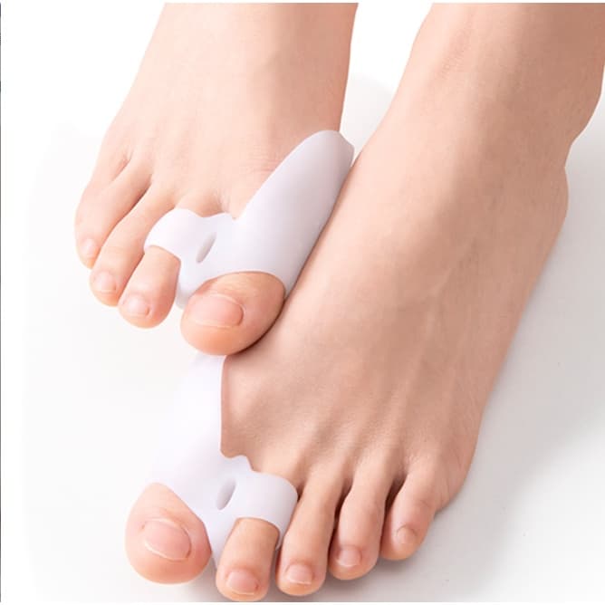 Protetor De Joanete Corretor Ortopédico de Silicone Gel Par Pés Hallux Valgus Ortopedico Dedo