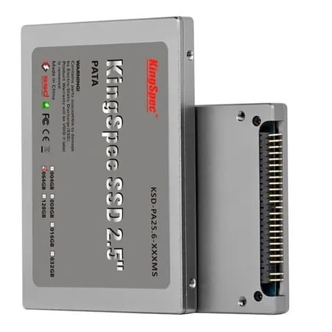 64gb Kingspec 2,5 Pata / Ide Ssd Solid State Disk Mlc Flash