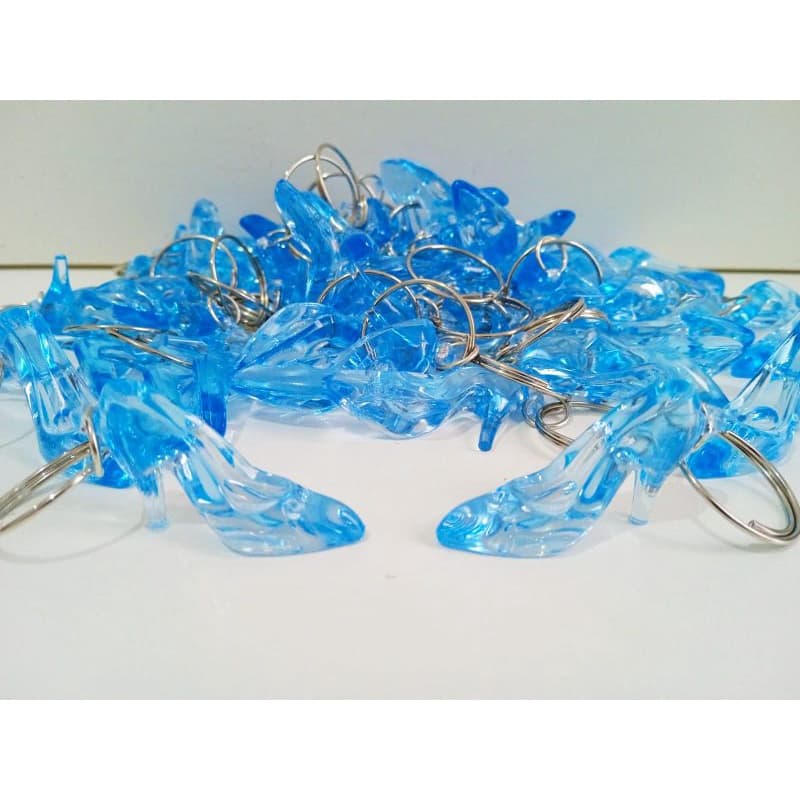 50 chaveiro sapatinho  azul hora da gravata