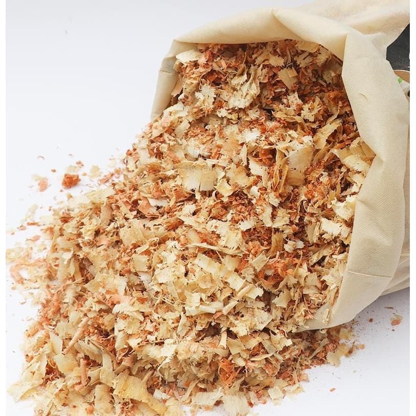 Serragem Madeira Natural Compostagem Forragens 3, 10, 20 ou 50 Litros Gold Plant