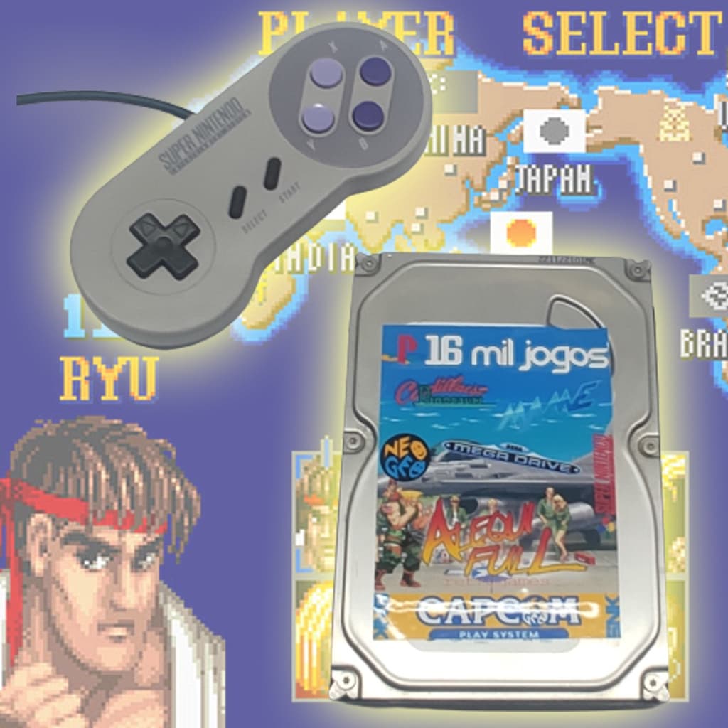 HD Batocera + Controle SNES