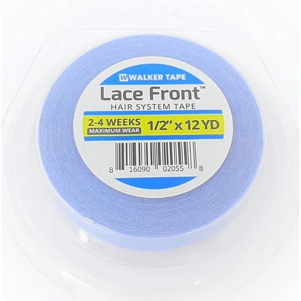 Fita Rolo Adesivo Lace Front Azul 12 Metros X 1,2cm