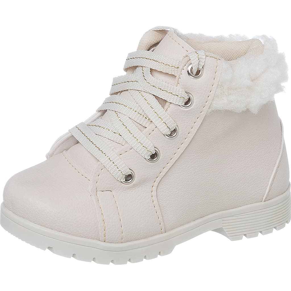 Bota Feminino Infantil Coturno Conforto Botinha cano baixo casual