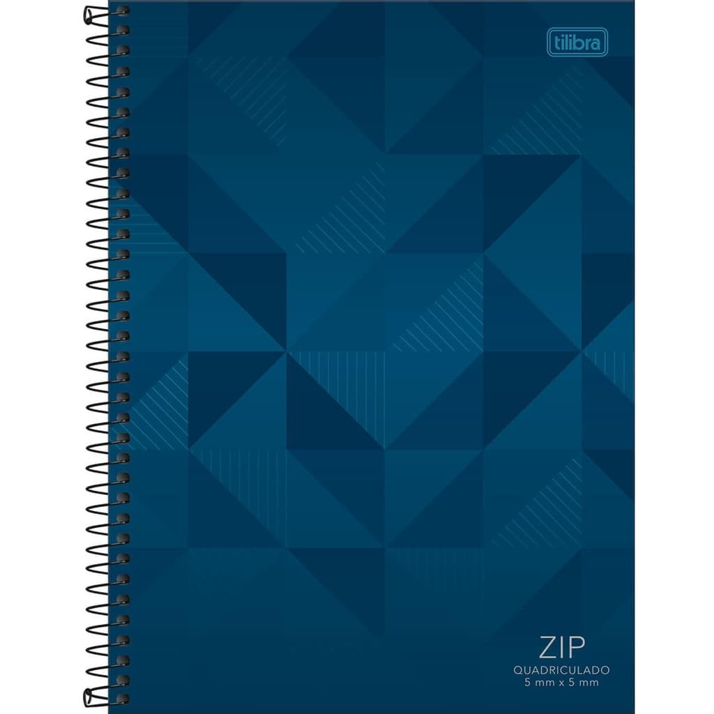 Caderno Quadriculado 5x5 Capa Dura 96 Folhas Tilibra