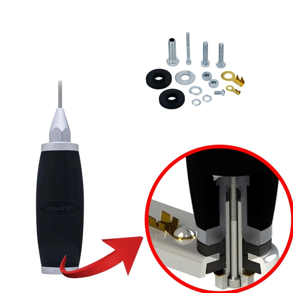 Antena Px 2,70m Aquário Alongador 60cm E Kit De Montagem