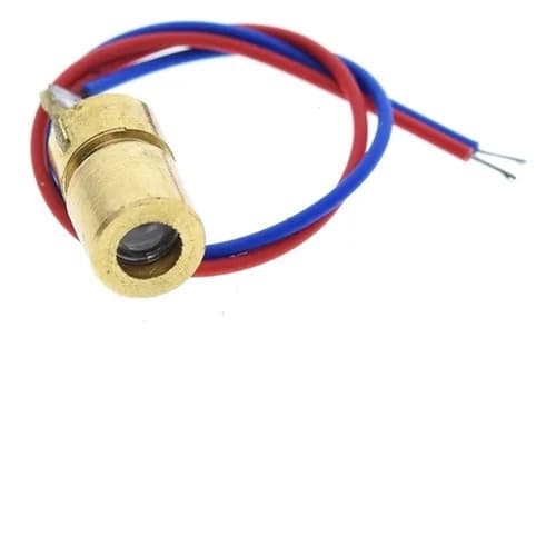 Diodo Laser Vermelho - 650nm 5mw 5v [ Código 538 ]