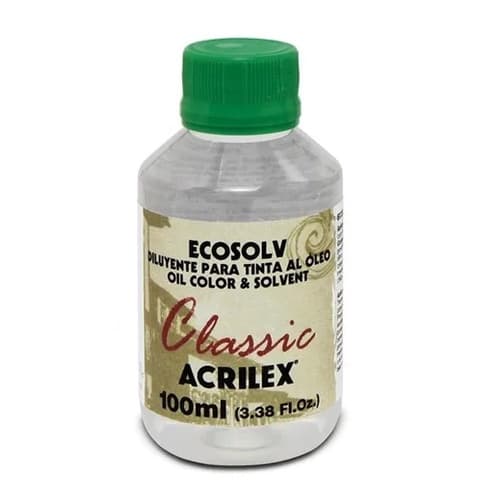 Ecosolv Diluente Para Tinta À Óleo 100ml Acrilex Sem Cheiro