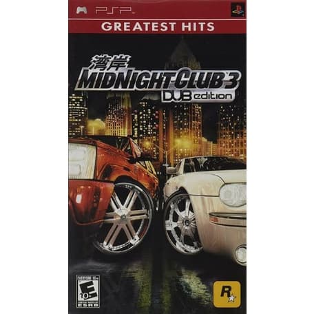 Jogo Psp Um Midnight Club 3 Dub Edition Loose Somente O Jogo sem a caixa