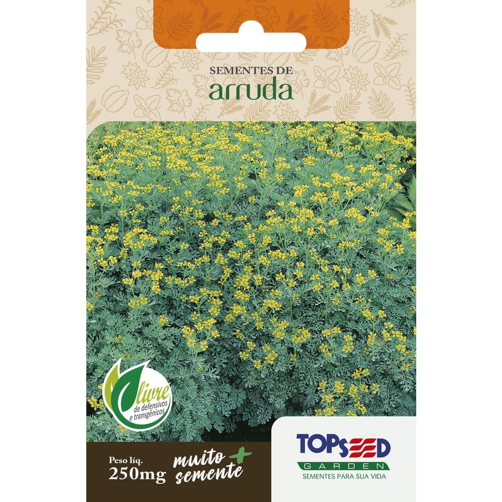 Sementes de Arruda Topseed Garden 250mg