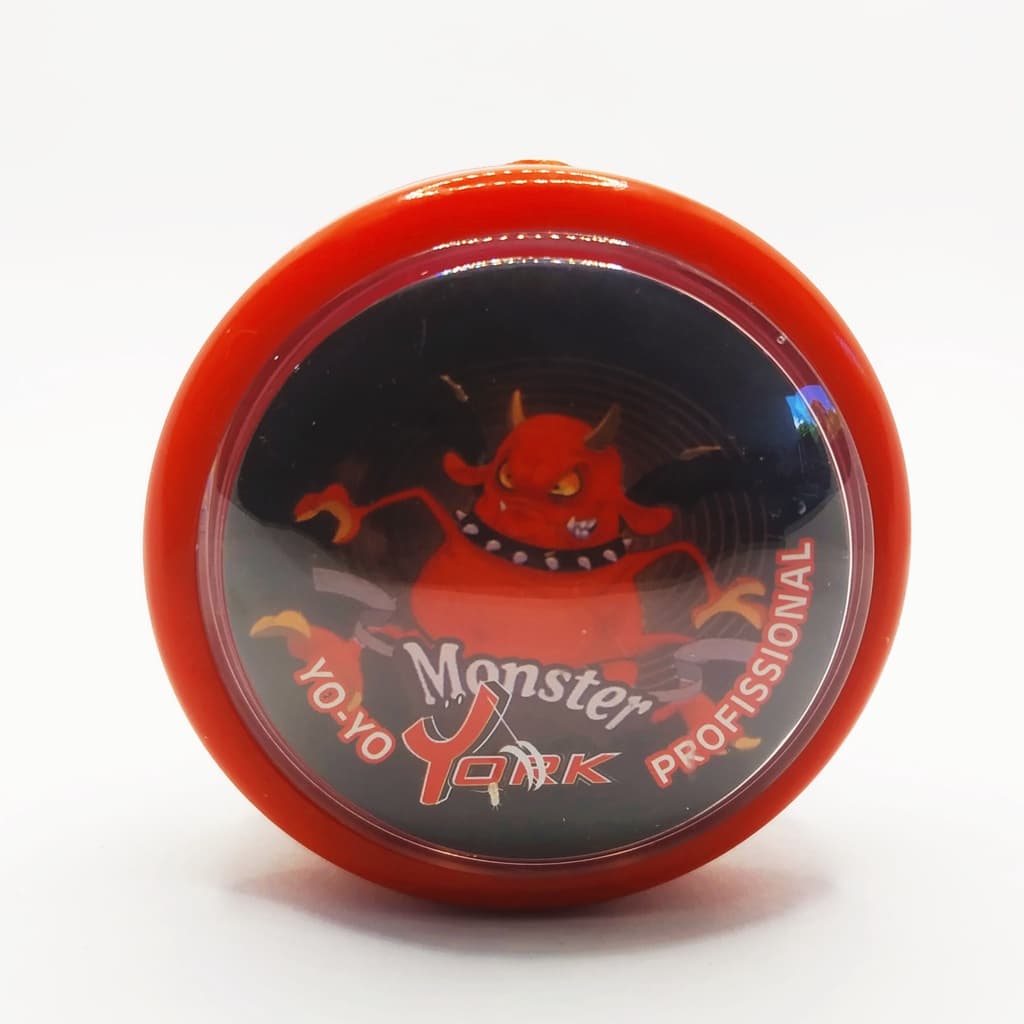 Yoyo York Profissional Monster de Eixo Fixo de Madeira + 3 Cordinhas De Ioio