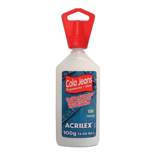 Cola Jeans Grande 95g Para Tecido Acrilex Ótima Qualidade