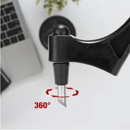 Estilete Cortador Papel Lâminas Ângulos 15º 30º 45º Giro 360