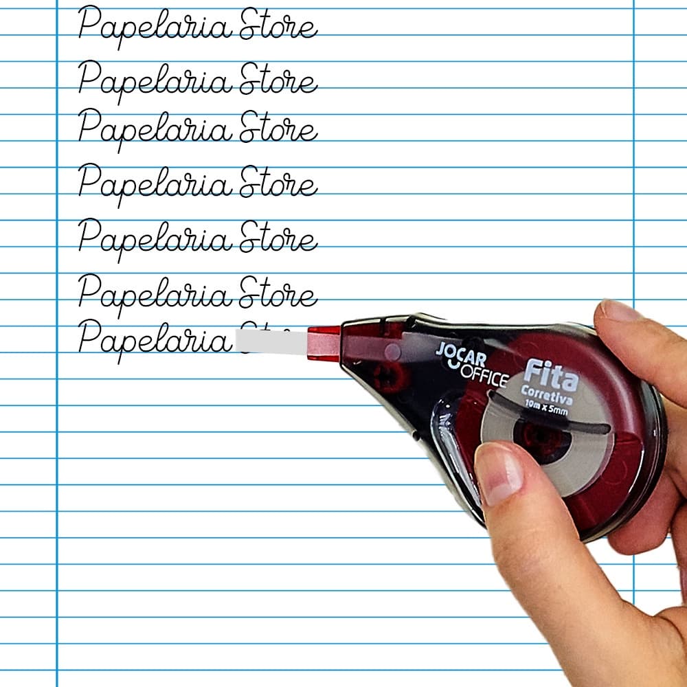 OFERTA Corretivo Escolar Fita Composto por Pigmentos e Polietileno JocarOffice 10m x 5mm