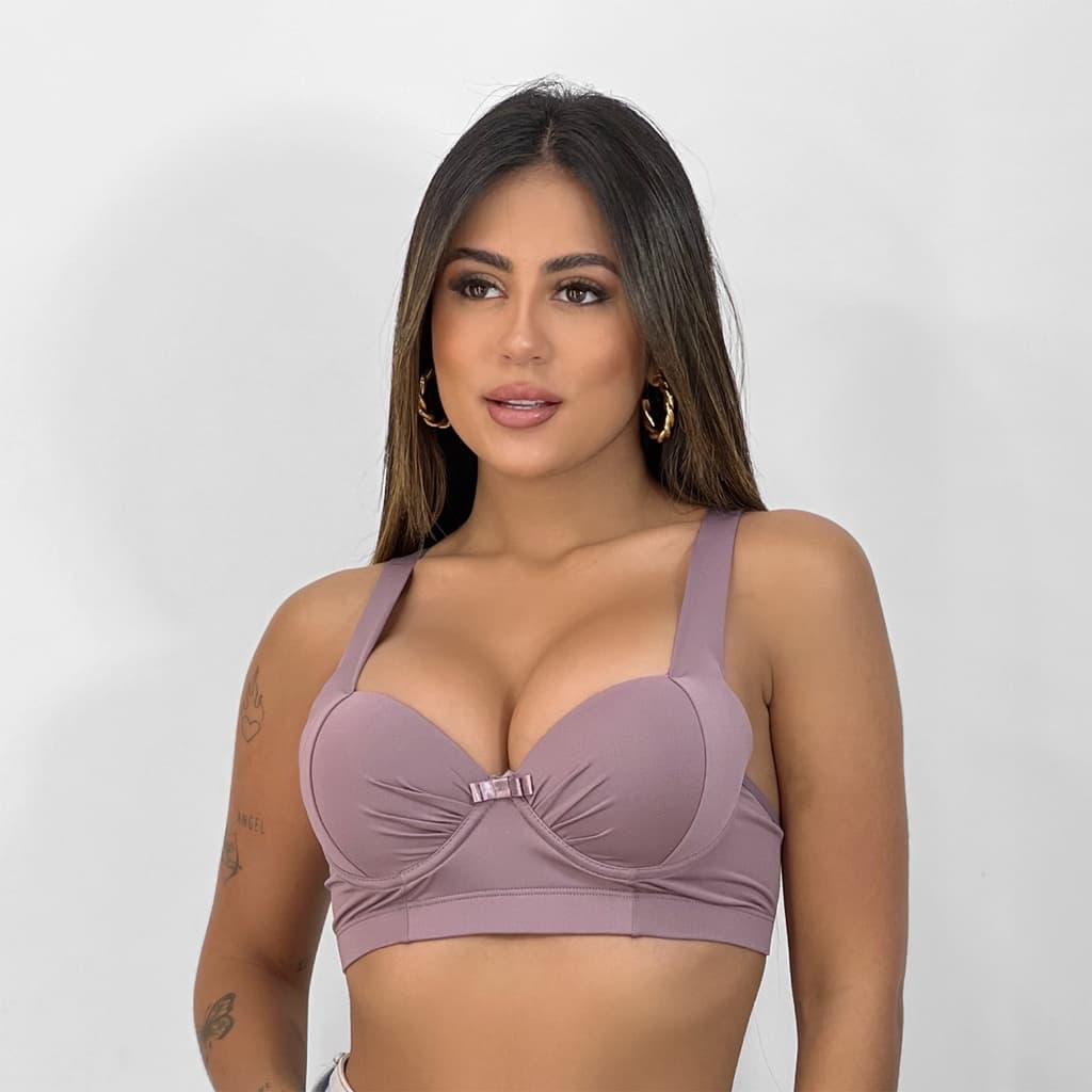 Sutiã com Bojo  Reforçado Com Alça Reforçada Regulável