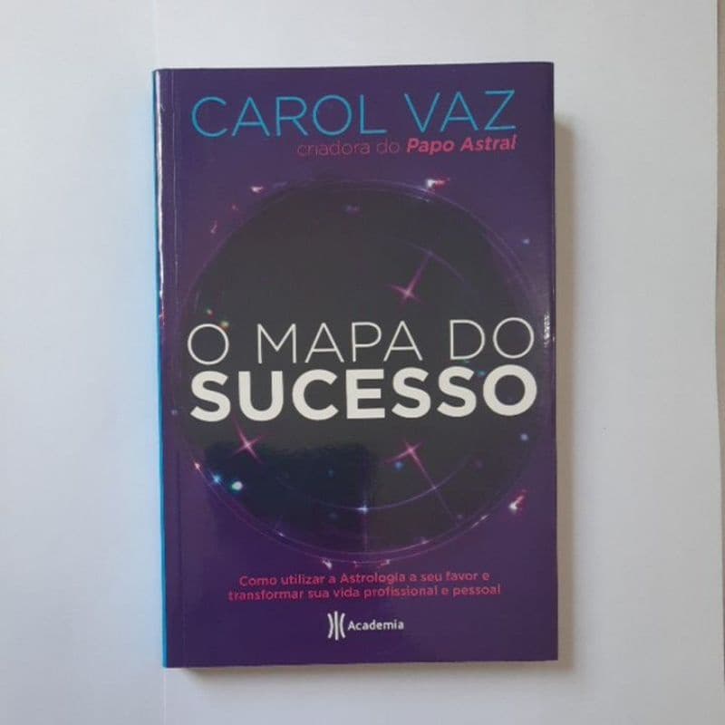 Livro O Mapa do Sucesso - Carol Vaz