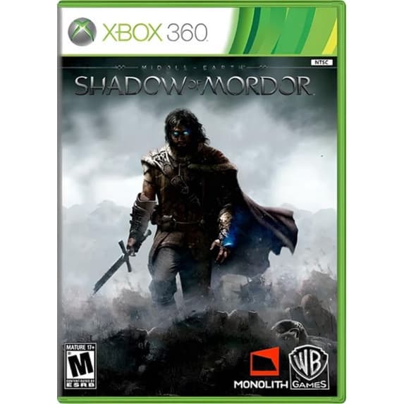 Shadow of Mordor Middle Earth Xbox 360 Dublado em Português 2 discos (LT 3.0/LTU)
