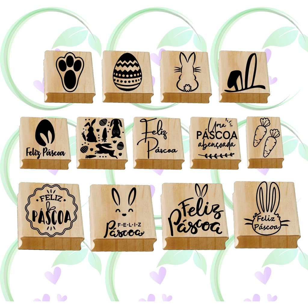 Carimbos Para Embalar Tema De Páscoa - Diversos Tamanhos