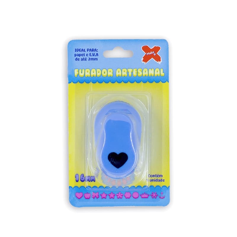 Furador Cortador Perfurador de EVA Pequeno Coração 16mm