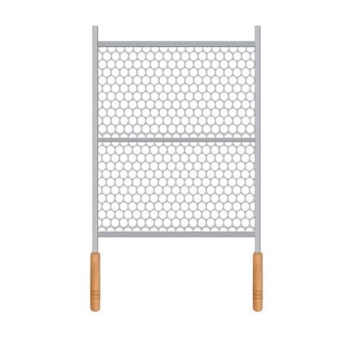 GRELHA EM INOX  PARA CHURRASQUEIRA 60X50 TEMOS VARIAS MEDIDAS