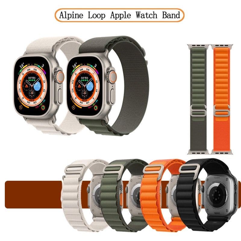 Pulseira Alpino Para Smartwatch Relógio  Alpinista Ultra Série 3 4 5 6 7 8  Pulseira 38mm 40mm 41mm 42mm 44mm 45mm 49mm