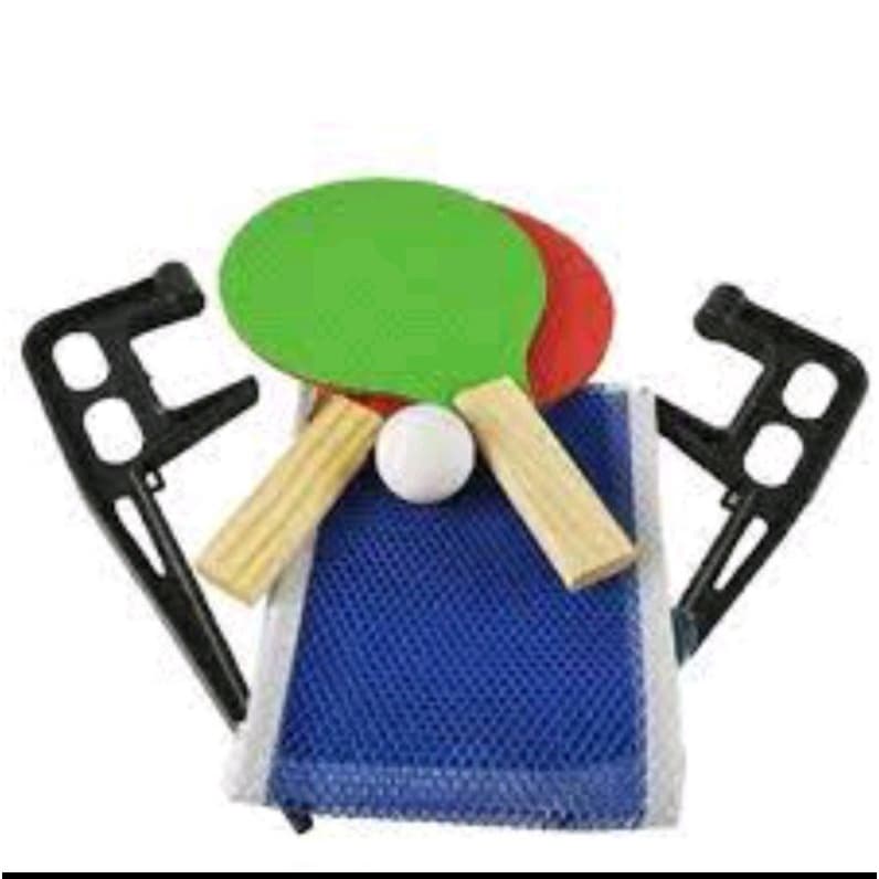 REDE DE TENIS DE MESA E RAQUETE  PING PONG KIT COM REDE 2 RAQUETES 1 BOLINHA