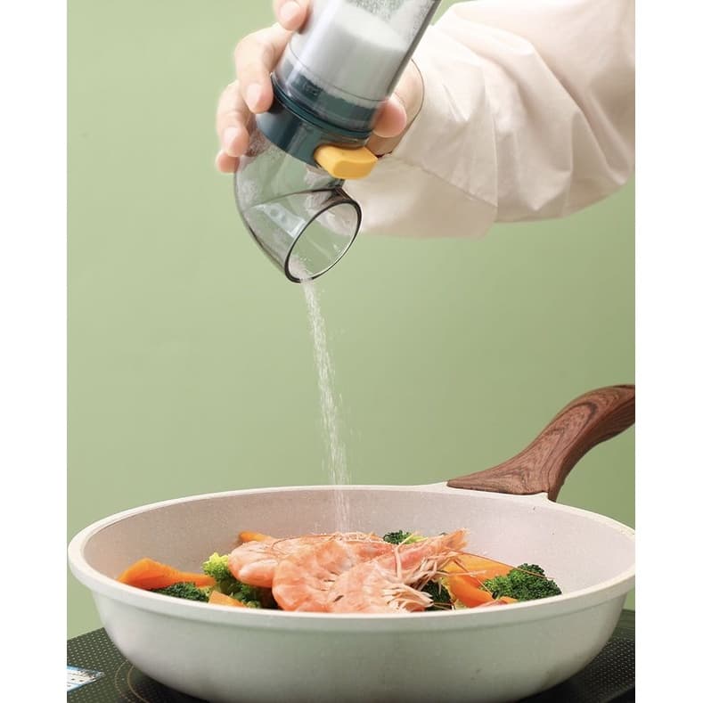 Saleiro De Medição Prático: Controle Perfeito Dos Temperos Em Seus Pratos Medidor Dispenser De Tempero Saleiro