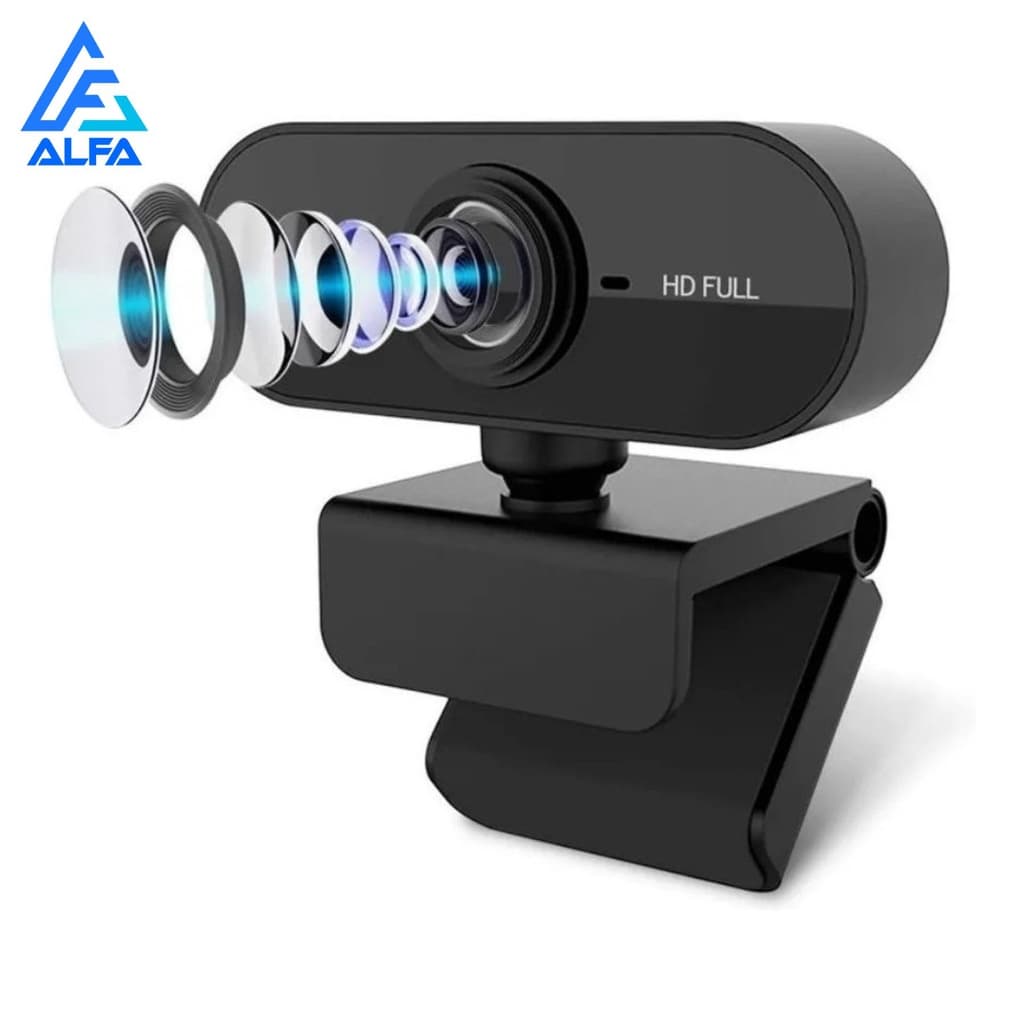 Hd Full 1080P Câmera Webcam Para Computador Visão 360º