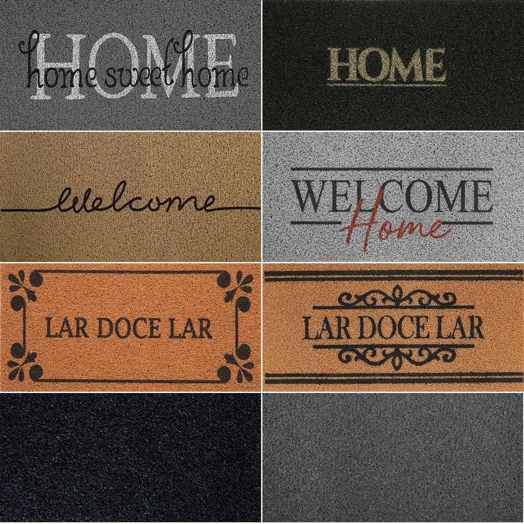 Kapazi Tapete de Entrada Capacho Vinil Long 30cm X 70cm