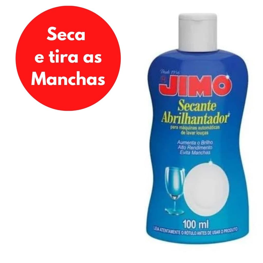 Secante Abrilhantador para maquina de lavar louças jimo 100