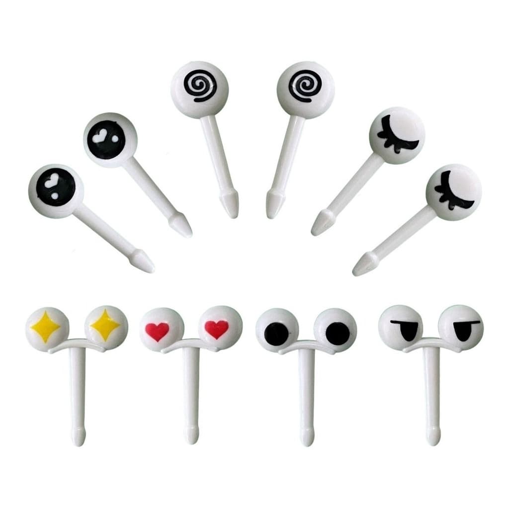 Jogo Garfinhos Petisco Frutas Lancheira Infantil Olhinhos