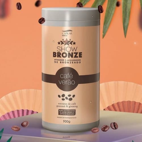 Parafina Café Verão Capilar Essência Show Bronze 900g