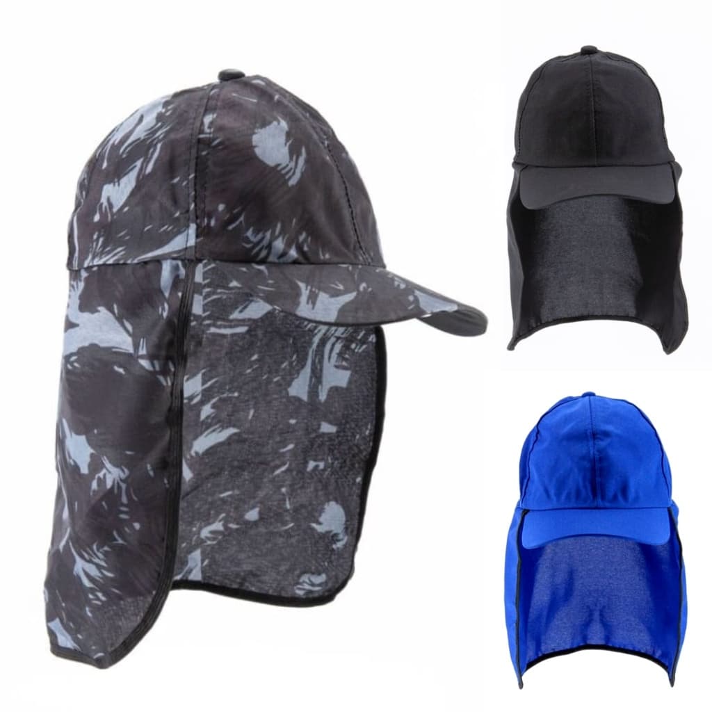 Chapéu Boné Arabe Pescador com Proteção de Pescoço Sol BONÉ