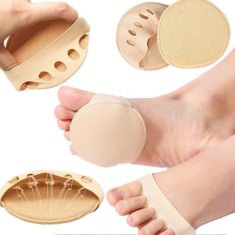 1 Par Silicone Gel Mulheres Palmilhas Pads Almofadas Antepé Dor Apoio Cuidados Com Os Pés/Tiptoe Protector Protetor De Pé Almofada Para Salto Alto