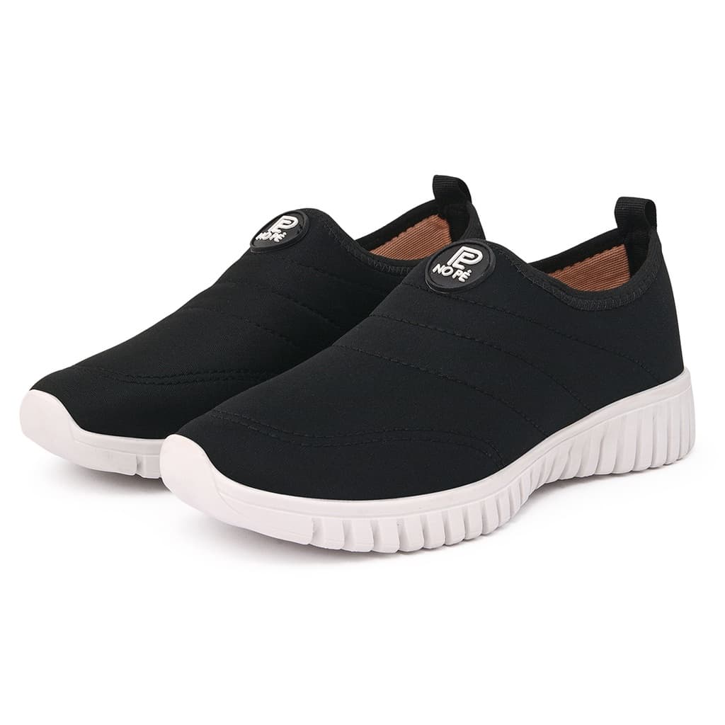 Tênis Feminino Meia Calce Fácil Slip On Leve Flexível Confortável Para Caminhada Academia Promoção