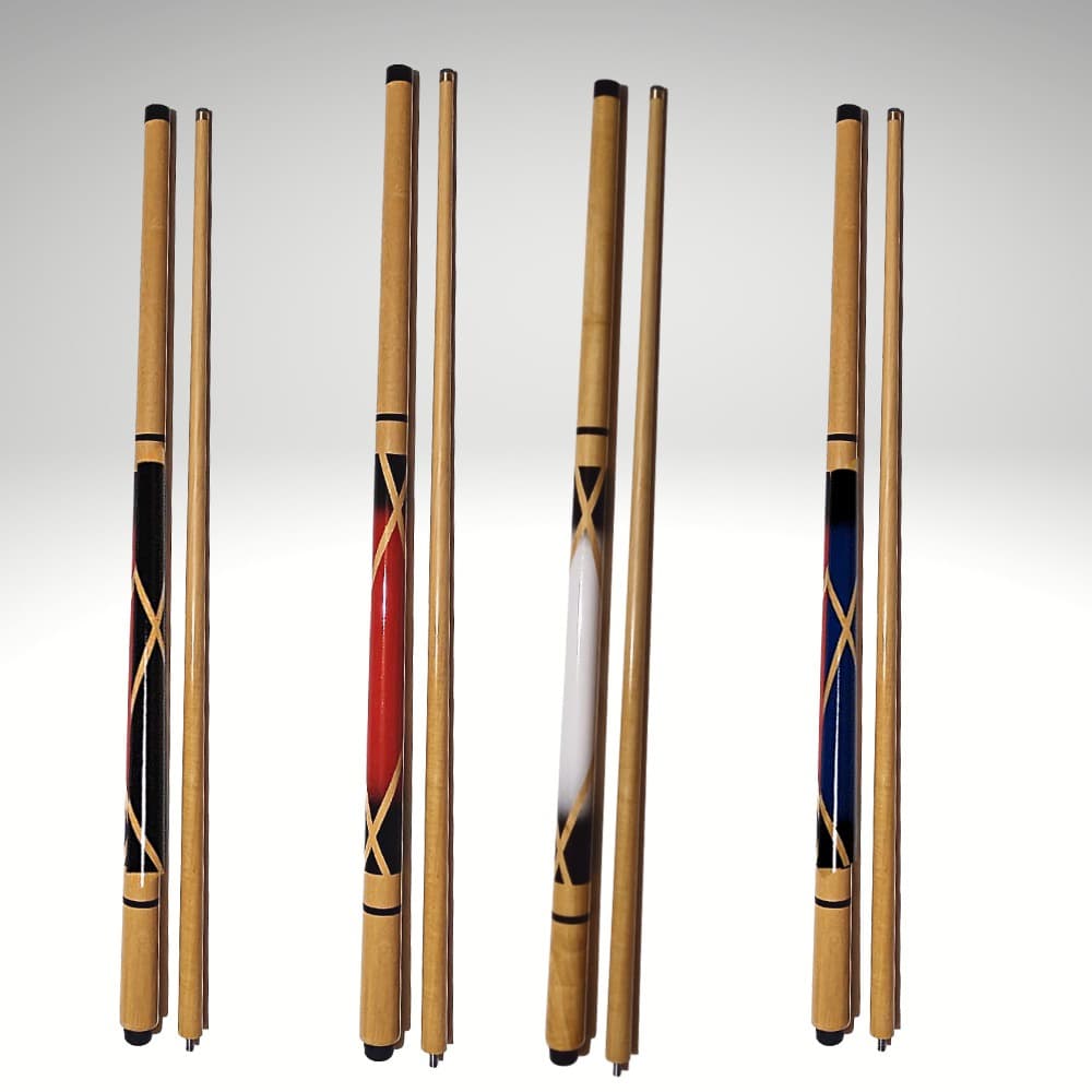 Taco de Sinuca Profissional de Rosca Bilhar/Desmontável - Modelo Fitinha