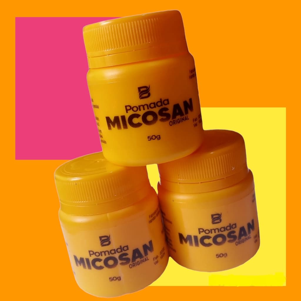 3 pomadas micosan original clareador de pele e manchas de foliculite melasma e micoses e olheiras