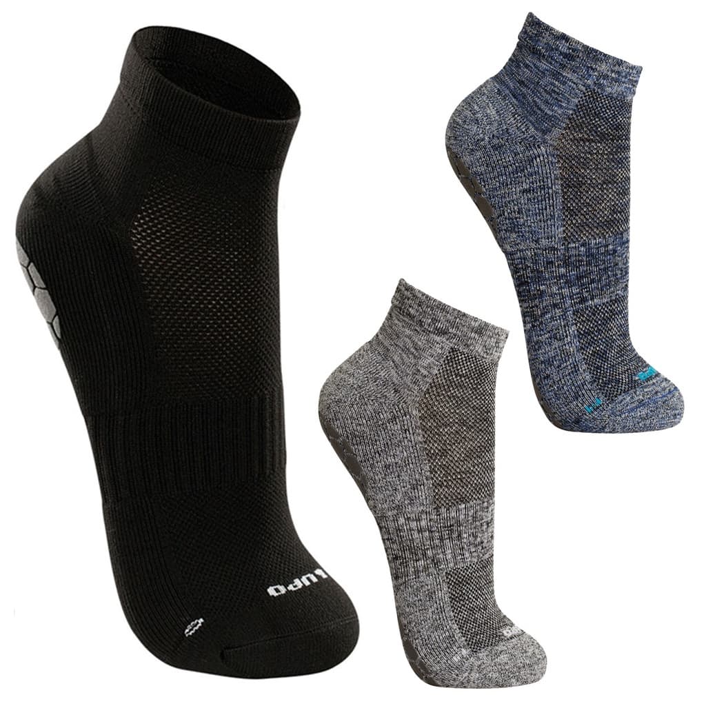 Meia Lupo Antiderrapante 3310-003 Cano Curto Calcanhar Verdadeiro Poliamida