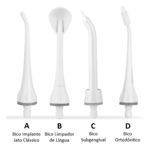 Bicos Para Irrigador Oral Water Flosser Mornwell D50 / D52 / F18 e Outros