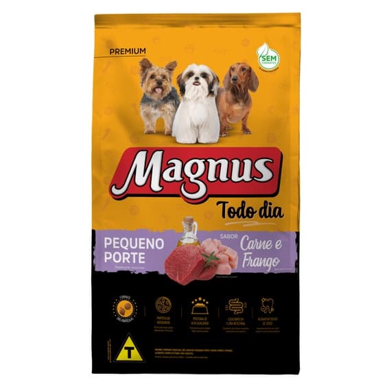 Ração Magnus Todo Dia Adulto Raça Pequena 10,1 kg