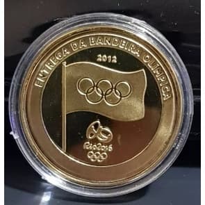 Medalha Entrega Da Bandeira Olímpica