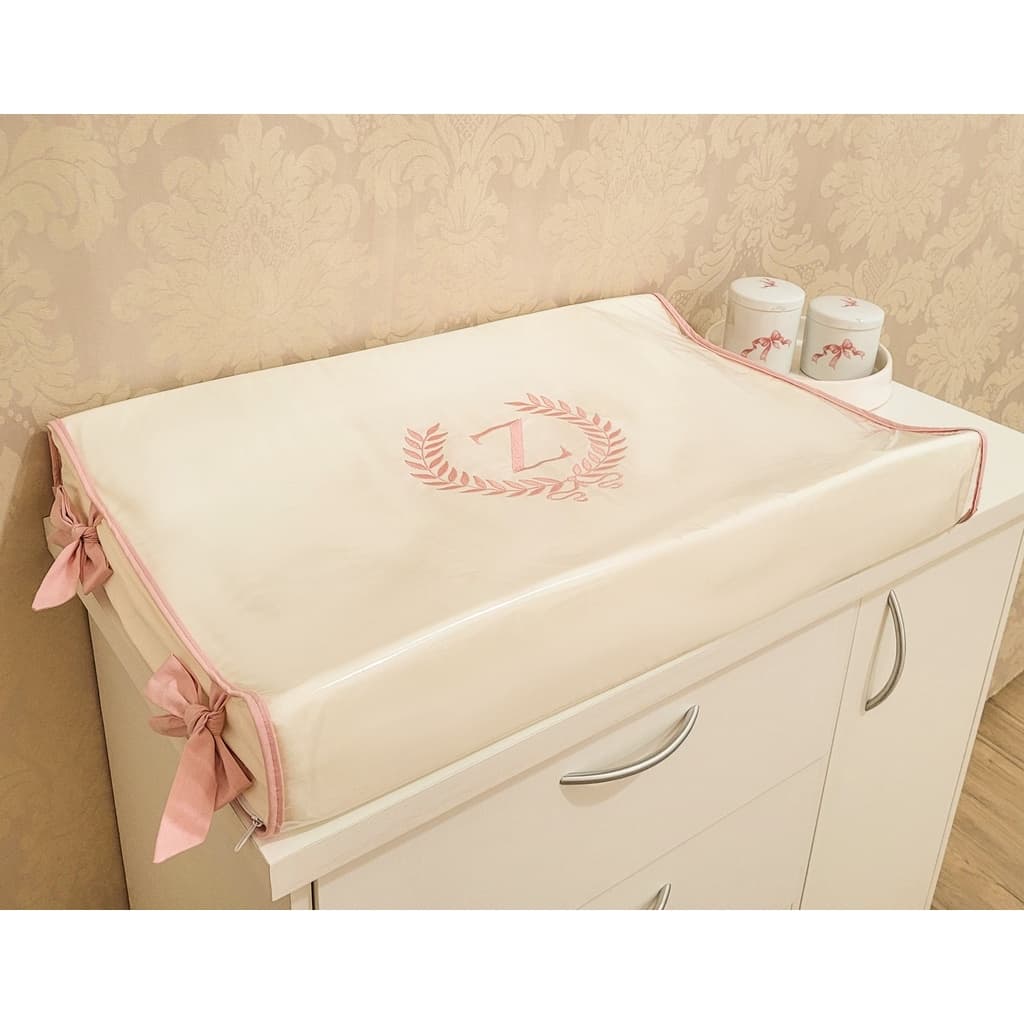 Trocador Plastificado Anatômico Personalizado Com Amarras Branco - Oferta - Americano - Atenas