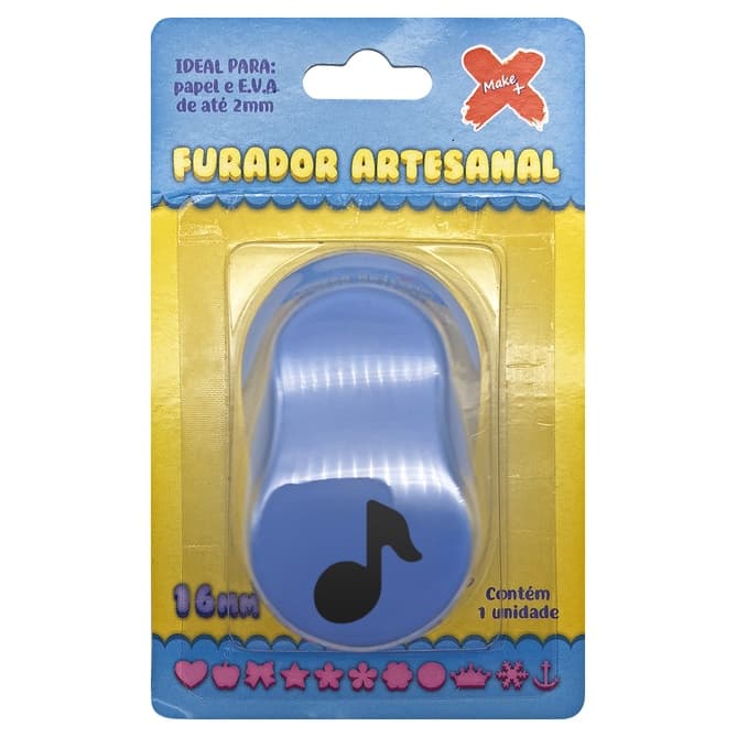 Perfurador Furador De Papel Em Forma NOTA MUSICAL Artesanato 16mm
