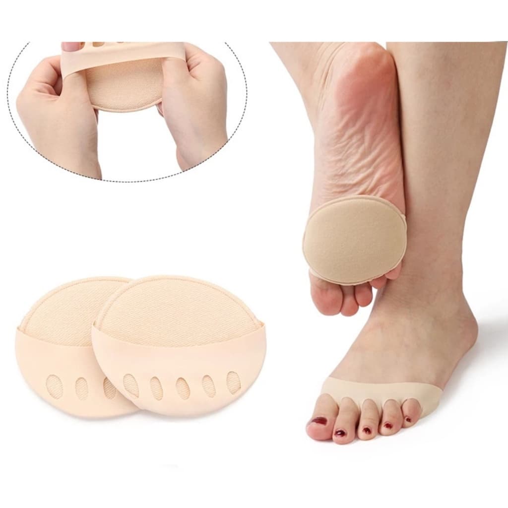 Par de Almofadas dos Pés Antiderrapante de Salto Alto Proteção Respirável