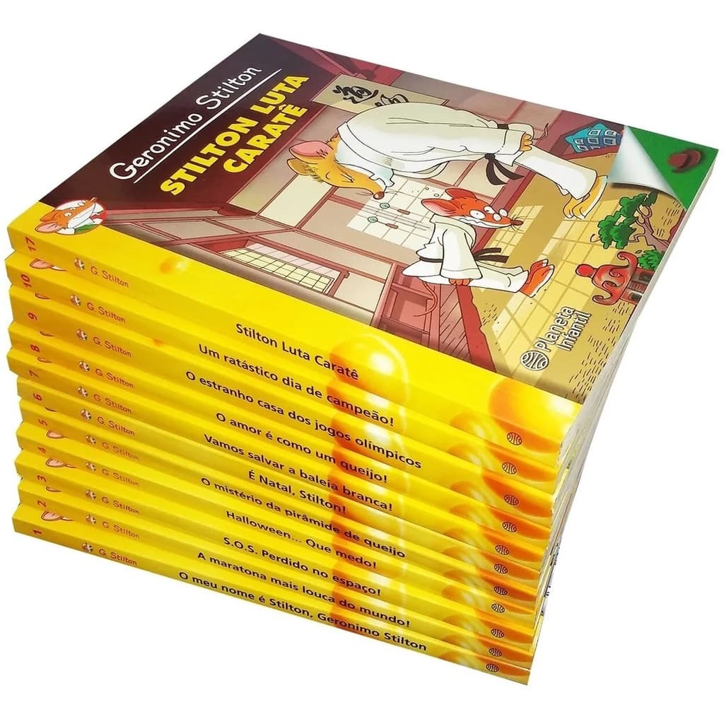 Livros Infantis Geronimo Stilton Aventuras - Planeta Infantil - Livros Novos