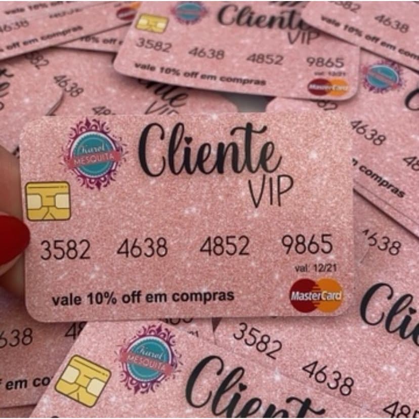 50 UNIDADES CARTÃO CLIENTE VIP PERSONALIZADO DO SEU JEITO