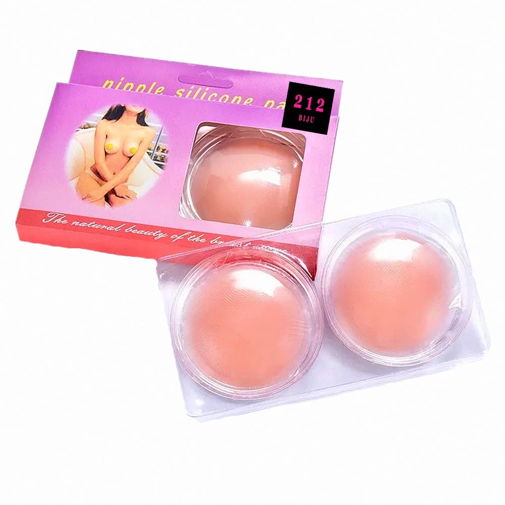 Protetor Aureola Silicone Tapa Bico Seio Adesivo Mamilo Silicone 212BIJU ( Redondo )