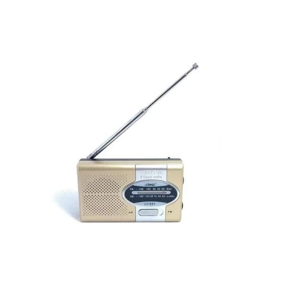 Mini Radio Portatil Am Fm De Bolso Com Fone De Ouvido Lelong LE-651